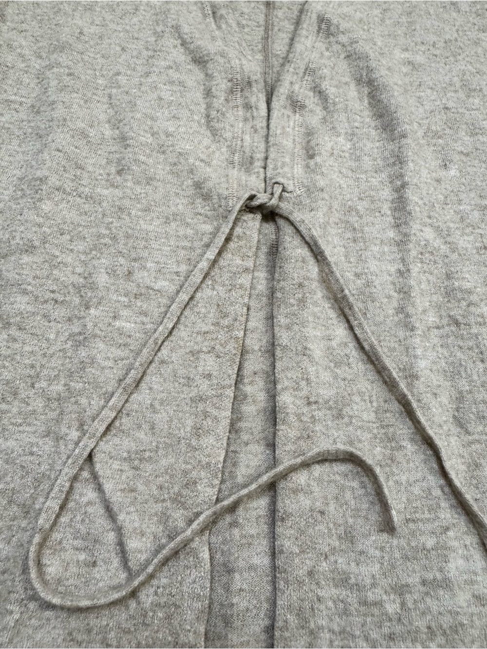 Tommy Bahama Gray Tie Front Wool Blend Cardigan Women’s S Soft Knit - Picture 3 of 9